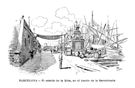 BARCELONA.- EL MUELLE DE LA RIBA, EN EL BARRIO DE LA BARCELONETA