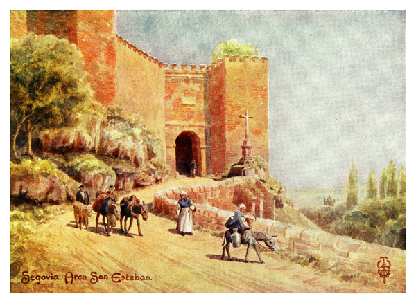 SEGOVIA.- ARCO DE SAN ESTEBAN