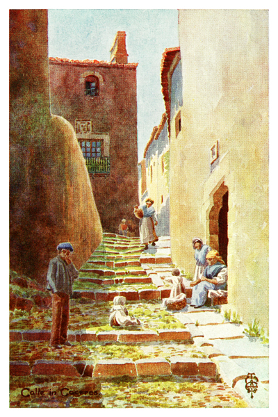 C�CERES.- CALLE DE LA CUESTA DE ALDANA
