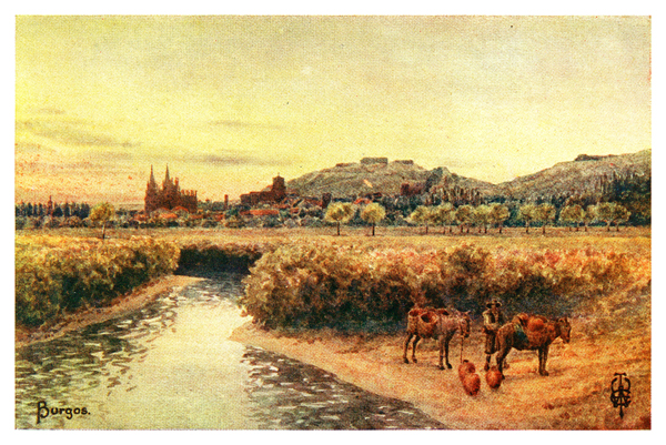 BURGOS.- VISTA DESDE EL ESTE