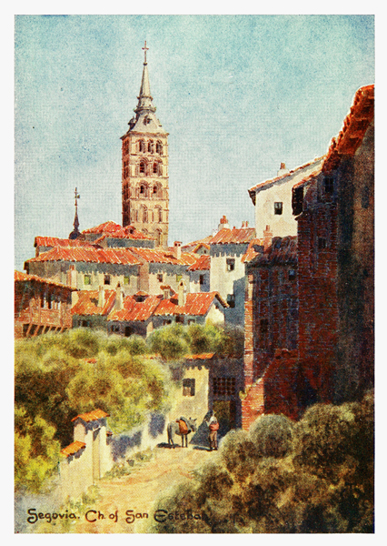 SEGOVIA.- IGLESIA DE SAN ESTEBAN