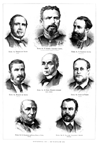 RETRATOS.- MINISTROS DEL GABINETE DEL 8 DE MARZO DE 1879
