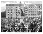 SANTANDER.- INAUGURACI�N, EL 9 DE MAYO, DE LA ESTATUA ERIGIDA A D. PEDRO VELARDE, EN LA PLAZA DEL MI