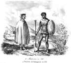 MADAGASCAR.- NATURALES DEL LUGAR EN 1656