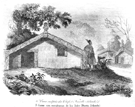NUEVA ZELANDA.- CASAS CON ESCULTURAS DE LOS JEFES