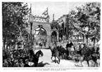 SAN SEBASTIAN.- ENTRADA DE S. M. LA REINA REGENTE CON SUS AUGUSTOS HIJOS