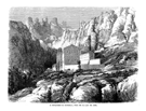 BARCELONA.- EL MONASTERIO DE MONSERRAT, VISTO POR EL LADO DEL ESTE